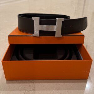 Hermes Constance Belt Buckle & Reversible Leather Strap 38 MM *Authentic*